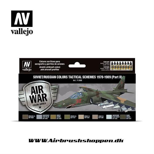 71.608 Soviet/Russian colors Tactical Schemes 1978-1989 (Part II), 8 x 17 ml Air War